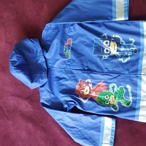 PJ Masks size 6 hooded raincoat